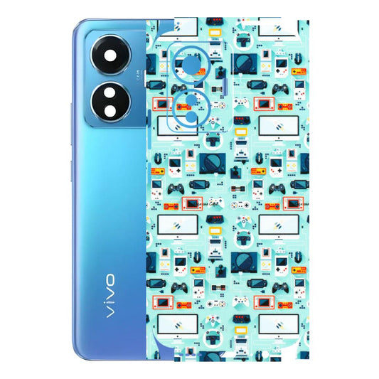 VIVO Z/V/X/T/U/S Series Phone Skins (All Models) - Gadgets Doodle - 3D Embossed Finish (L-184) Vivo T1
