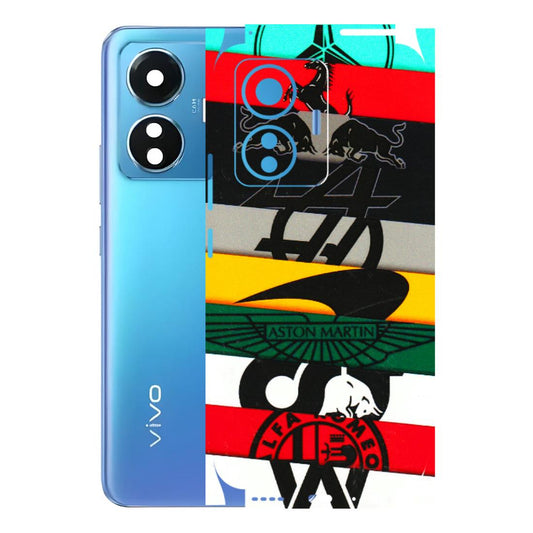 VIVO Z/V/X/T/U/S Series Phone Skins (All Models) - Multi Designer Brands - 3D Embossed Finish (L-187) Vivo T1