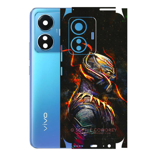 VIVO Z/V/X/T/U/S Series Phone Skins (All Models) - Black Panther - 3D Embossed Finish (L-190) Vivo T1