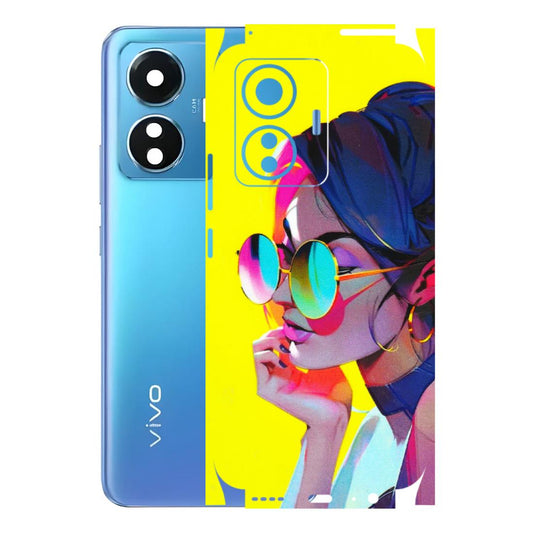 VIVO Z/V/X/T/U/S Series Phone Skins (All Models) - Bold Stylish Girl - 3D Embossed Finish (L-222) Vivo T1