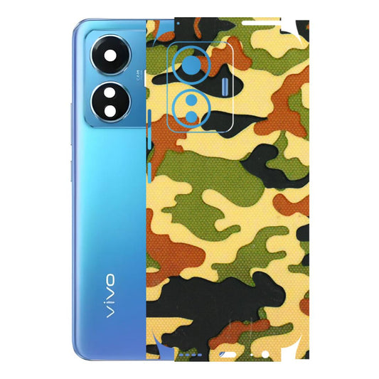 VIVO Z/V/X/T/U/S Series Phone Skins (All Models) - Indian Military - 3D Embossed Finish (L-234) Vivo T1