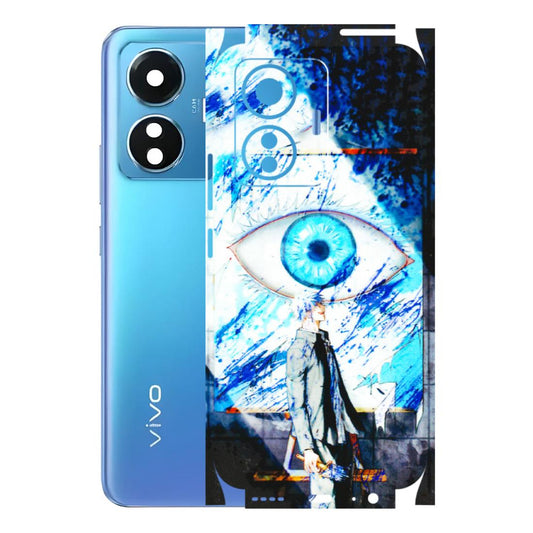 VIVO Z/V/X/T/U/S Series Phone Skins (All Models) - Gojo Satoru evil eye - 3D Embossed Finish (L-239) Vivo T1