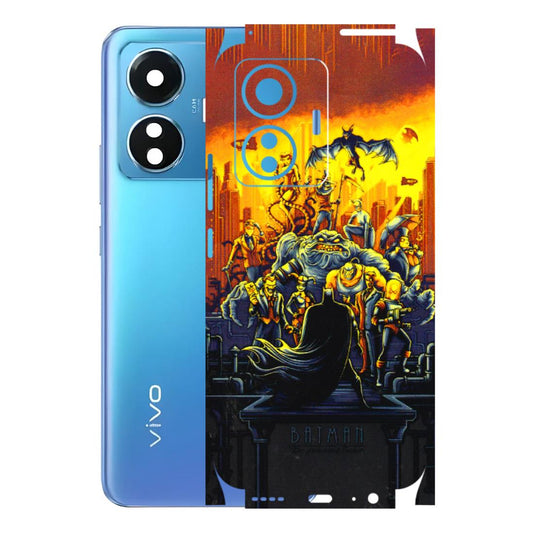 VIVO Z/V/X/T/U/S Series Phone Skins (All Models) - Games Doodles - 3D Embossed Finish (L-24) Vivo T1