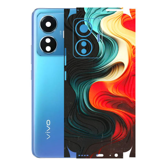 VIVO Z/V/X/T/U/S Series Phone Skins (All Models) - The Silky Swirl - 3D Embossed Finish (L-240) Vivo T1