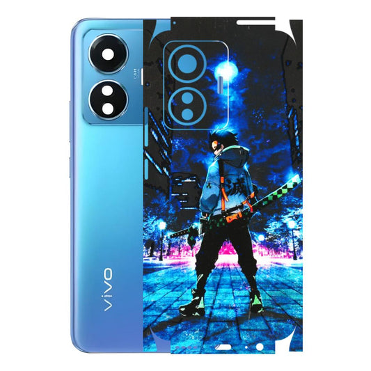 VIVO Z/V/X/T/U/S Series Phone Skins (All Models) - Demon Slayer Sword - 3D Embossed Finish (L-247) Vivo T1