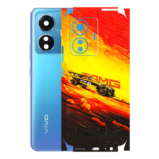 VIVO Z/V/X/T/U/S Series Phone Skins (All Models) - AMG Car Speed Cover - 3D Embossed Finish (L-256) Vivo T1