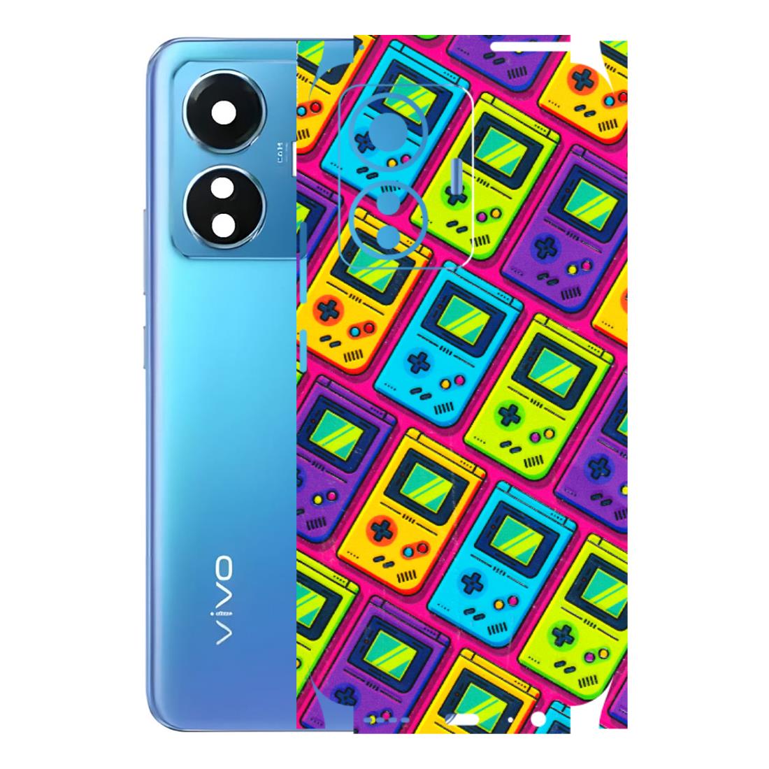 VIVO Z/V/X/T/U/S Series Phone Skins (All Models) - Gameboy Colourful - 3D Embossed Finish (L-266) Vivo T1