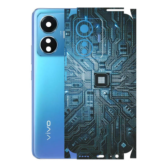 VIVO Z/V/X/T/U/S Series Phone Skins (All Models) - Original Circuit - 3D Embossed Finish (L-267) Vivo T1