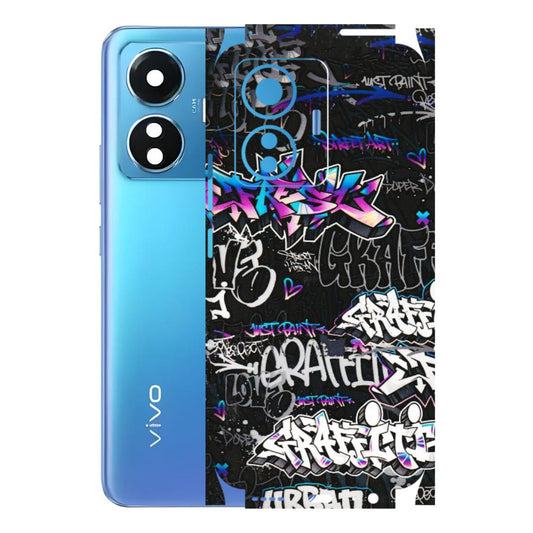 VIVO Z/V/X/T/U/S Series Phone Skins (All Models) - Graffiti Killer - 3D Embossed Finish (L-274) Vivo T1