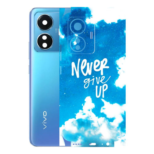 VIVO Z/V/X/T/U/S Series Phone Skins (All Models) - Never Give Up - 3D Embossed Finish (L-279) Vivo T1