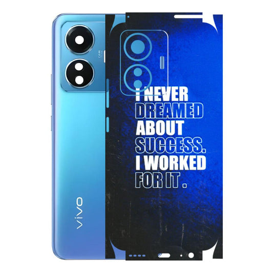 VIVO Z/V/X/T/U/S Series Phone Skins (All Models) - I Never Dreamed About Success - 3D Embossed Finish (L-283) Vivo T1