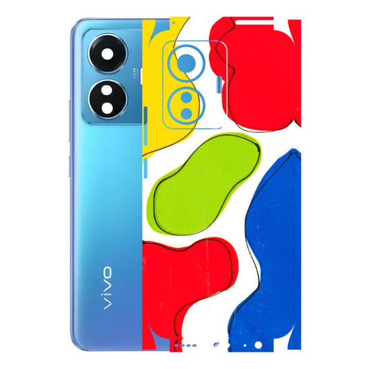 VIVO Z/V/X/T/U/S Series Phone Skins (All Models) - RGB Colour Paint - 3D Embossed Finish (L-284) Vivo T1
