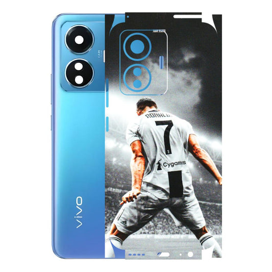 VIVO Z/V/X/T/U/S Series Phone Skins (All Models) - Ronaldo CR7 Crazy - 3D Embossed Finish (L-44) Vivo T1