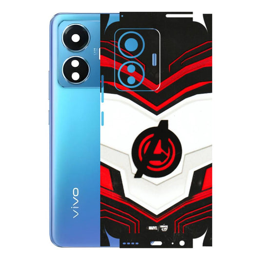 VIVO Z/V/X/T/U/S Series Phone Skins (All Models) - Avengers Logo - 3D Embossed Finish (L-55) Vivo T1