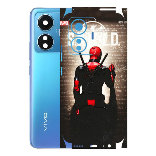 VIVO Z/V/X/T/U/S Series Phone Skins (All Models) - Deadpool - 3D Embossed Finish (L-56) Vivo T1
