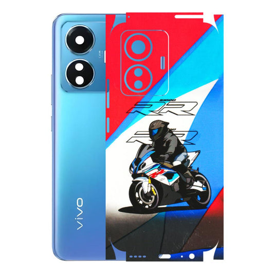 VIVO Z/V/X/T/U/S Series Phone Skins (All Models) - Bikers Love - 3D Embossed Finish (L-58) Vivo T1