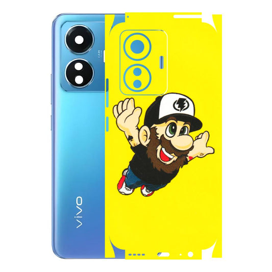 VIVO Z/V/X/T/U/S Series Phone Skins (All Models) - Flying Beardo - 3D Embossed Finish (L-60) Vivo T1