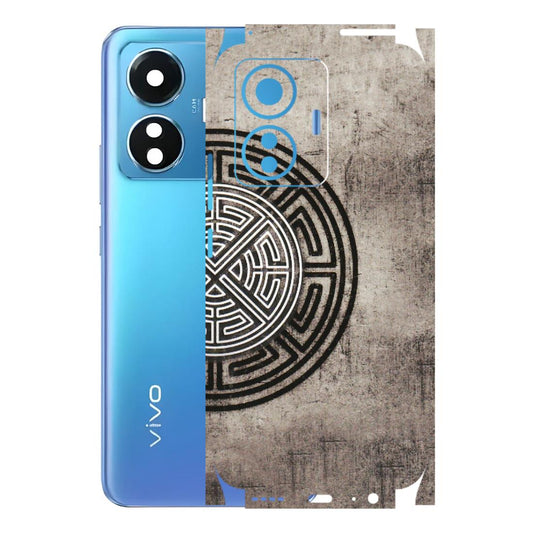 VIVO Z/V/X/T/U/S Series Phone Skins (All Models) - Mysterious Circular Design - 3D Embossed Finish (L-63) Vivo T1