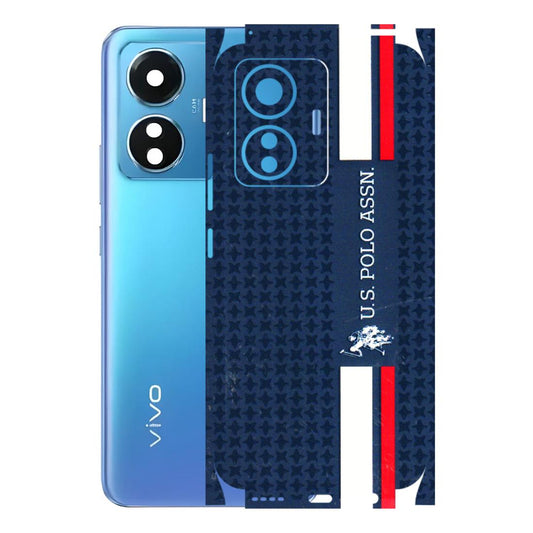 VIVO Z/V/X/T/U/S Series Phone Skins (All Models) - US POLO Designer Brand - 3D Embossed Finish (L-65) Vivo T1