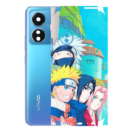 VIVO Z/V/X/T/U/S Series Phone Skins (All Models) - Team Minato And Kakashi - Matte Finish (M-101) Vivo T1