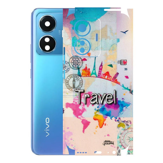 VIVO Z/V/X/T/U/S Series Phone Skins (All Models) - Travel The Wonders - Matte Finish (M-108) Vivo T1