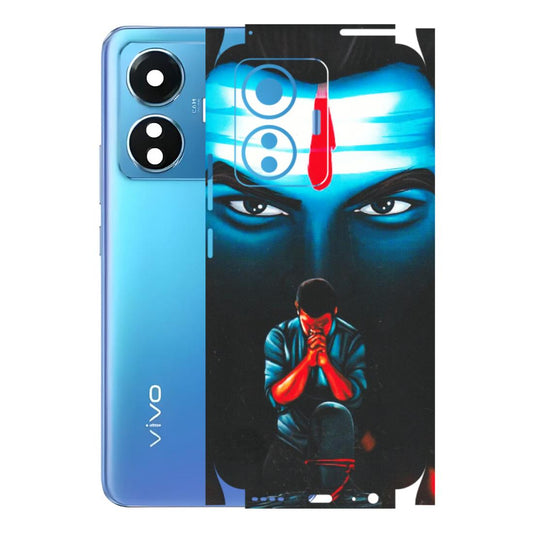 VIVO Z/V/X/T/U/S Series Phone Skins (All Models) - Mahakal Bhakt - Matte Finish (M-112) Vivo T1