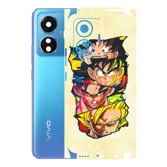 VIVO Z/V/X/T/U/S Series Phone Skins (All Models) - Angry Multi Anime - Matte Finish (M-113) Vivo T1