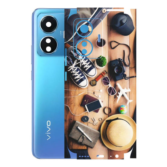 VIVO Z/V/X/T/U/S Series Phone Skins (All Models) - Travel Wanderlust - Matte Finish (M-133) Vivo T1