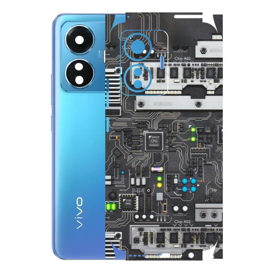 VIVO Z/V/X/T/U/S Series Phone Skins (All Models) - Motherboard Internals - Matte Finish (M-135) Vivo T1