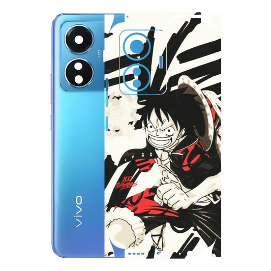 VIVO Z/V/X/T/U/S Series Phone Skins (All Models) - Monkey D.Luffy Manga Anime - Matte Finish (M-145) Vivo T1