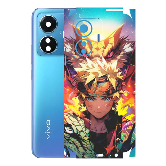 VIVO Z/V/X/T/U/S Series Phone Skins (All Models) - Angry Naruto Anime - Matte Finish (M-148) Vivo T1