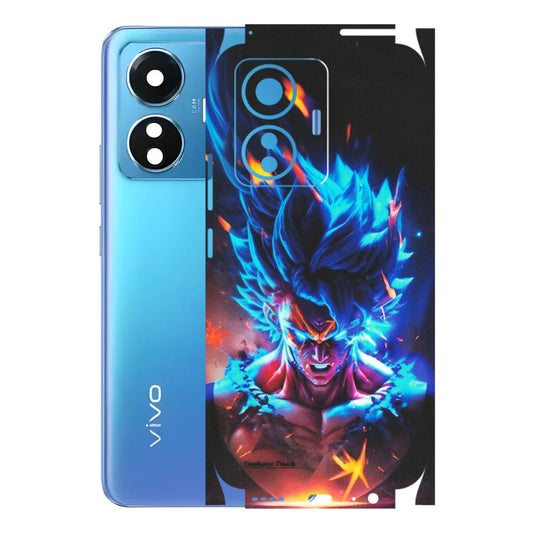 VIVO Z/V/X/T/U/S Series Phone Skins (All Models) - Angry Goku Dragon Ball Anime - Matte Finish (M-150) Vivo T1