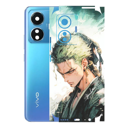 VIVO Z/V/X/T/U/S Series Phone Skins (All Models) - Pirate Hunter One Piece Anime - Matte Finish (M-157) Vivo T1
