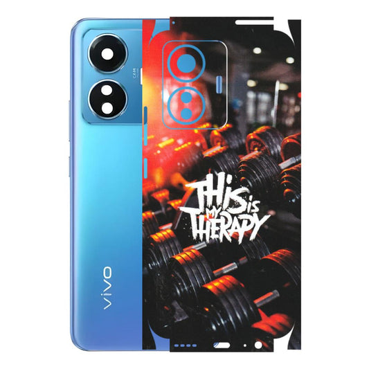 VIVO Z/V/X/T/U/S Series Phone Skins (All Models) - GYM Lover Therapy - Matte Finish (M-160) Vivo T1