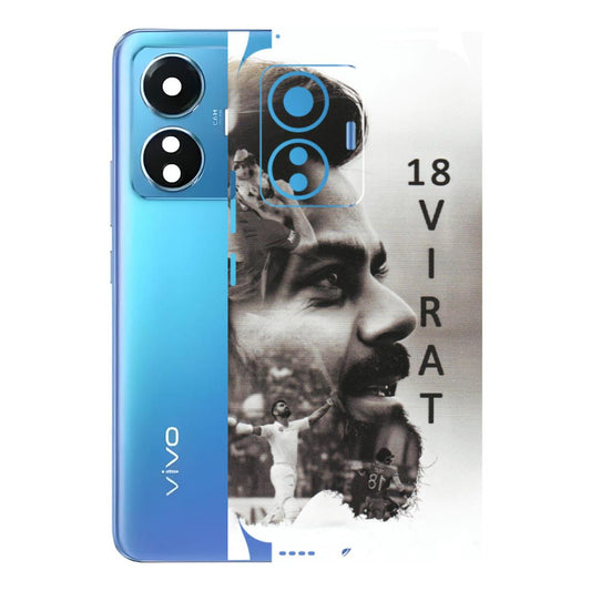 VIVO Z/V/X/T/U/S Series Phone Skins (All Models) - Virat Kohli Cricketer - Matte Finish (M-163) Vivo T1