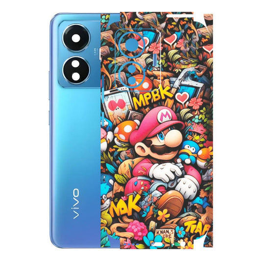 VIVO Z/V/X/T/U/S Series Phone Skins (All Models) - Super Mario Bros Artistic - Matte Finish (M-173) Vivo T1