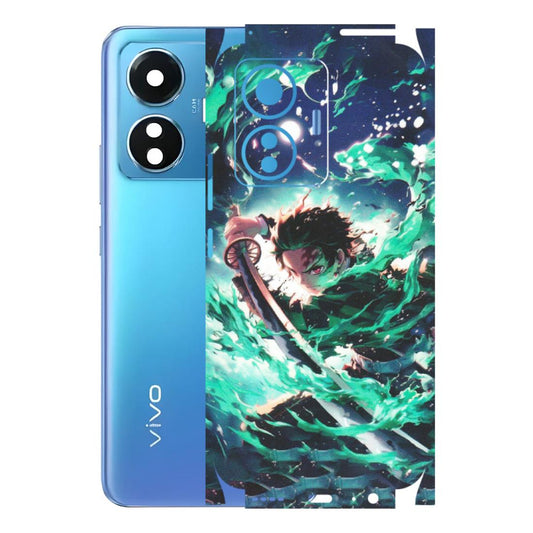 VIVO Z/V/X/T/U/S Series Phone Skins (All Models) - Sword Fighter Anime - Matte Finish (M-29) Vivo T1