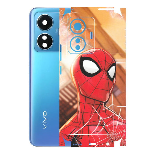 VIVO Z/V/X/T/U/S Series Phone Skins (All Models) - Spiderman Face New - Matte Finish (M-41) Vivo T1