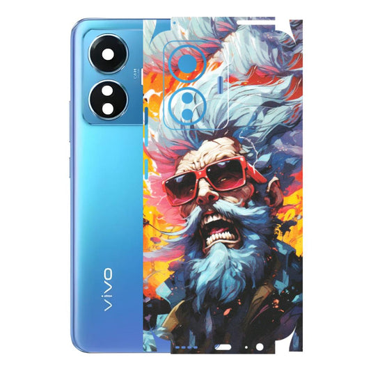 VIVO Z/V/X/T/U/S Series Phone Skins (All Models) - Daddy Cool Character - Matte Finish (M-43) Vivo T1