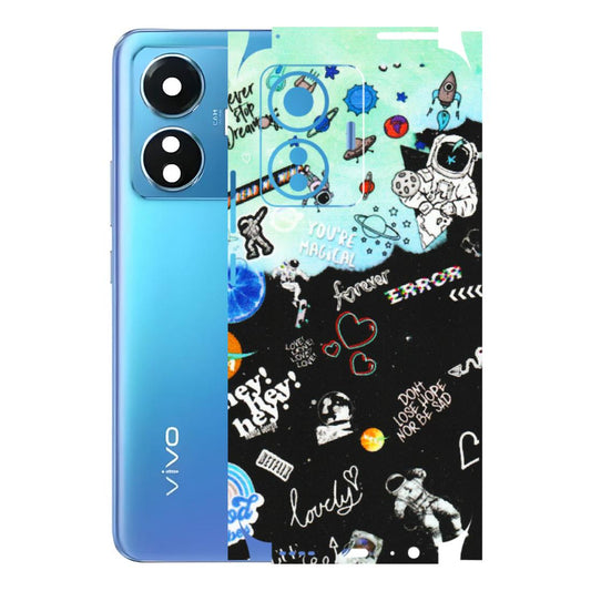 VIVO Z/V/X/T/U/S Series Phone Skins (All Models) - Living In A Space Dream - Matte Finish (M-46) Vivo T1