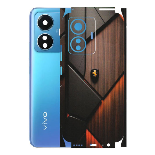 VIVO Z/V/X/T/U/S Series Phone Skins (All Models) - Lambo Beauty Wood Pattern Sober - Matte Finish (M-51) Vivo T1