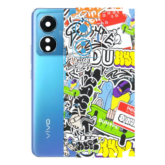VIVO Z/V/X/T/U/S Series Phone Skins (All Models) - Dope Graffiti - Matte Finish (M-61) Vivo T1