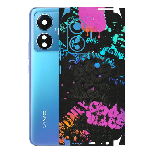 VIVO Z/V/X/T/U/S Series Phone Skins (All Models) - Majestic Black Vibes - Matte Finish (M-62) Vivo T1