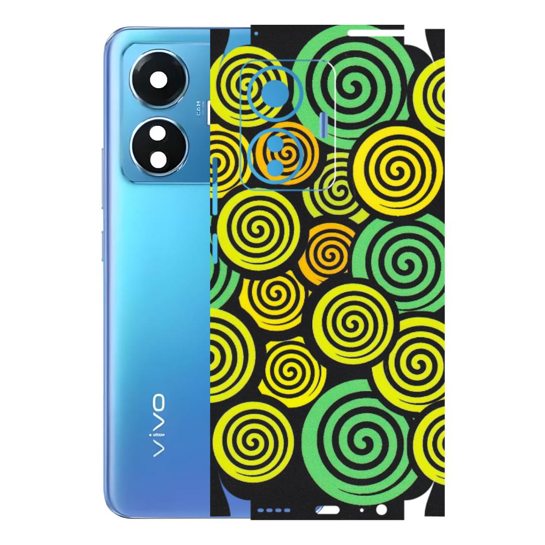 VIVO Z/V/X/T/U/S Series Phone Skins (All Models) - Crazy Spiral - Matte Finish (M-91) Vivo T1