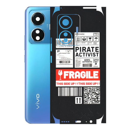 VIVO Z/V/X/T/U/S Series Phone Skins (All Models) - Handle With Care - Matte Finish (M-99) Vivo T1