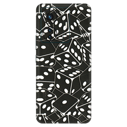 VIVO Z/V/X/T/U/S Series Phone Skins (All Models) - Big Black Dices - 3D Embossed Finish (L-106) Vivo T1 Pro (5G)