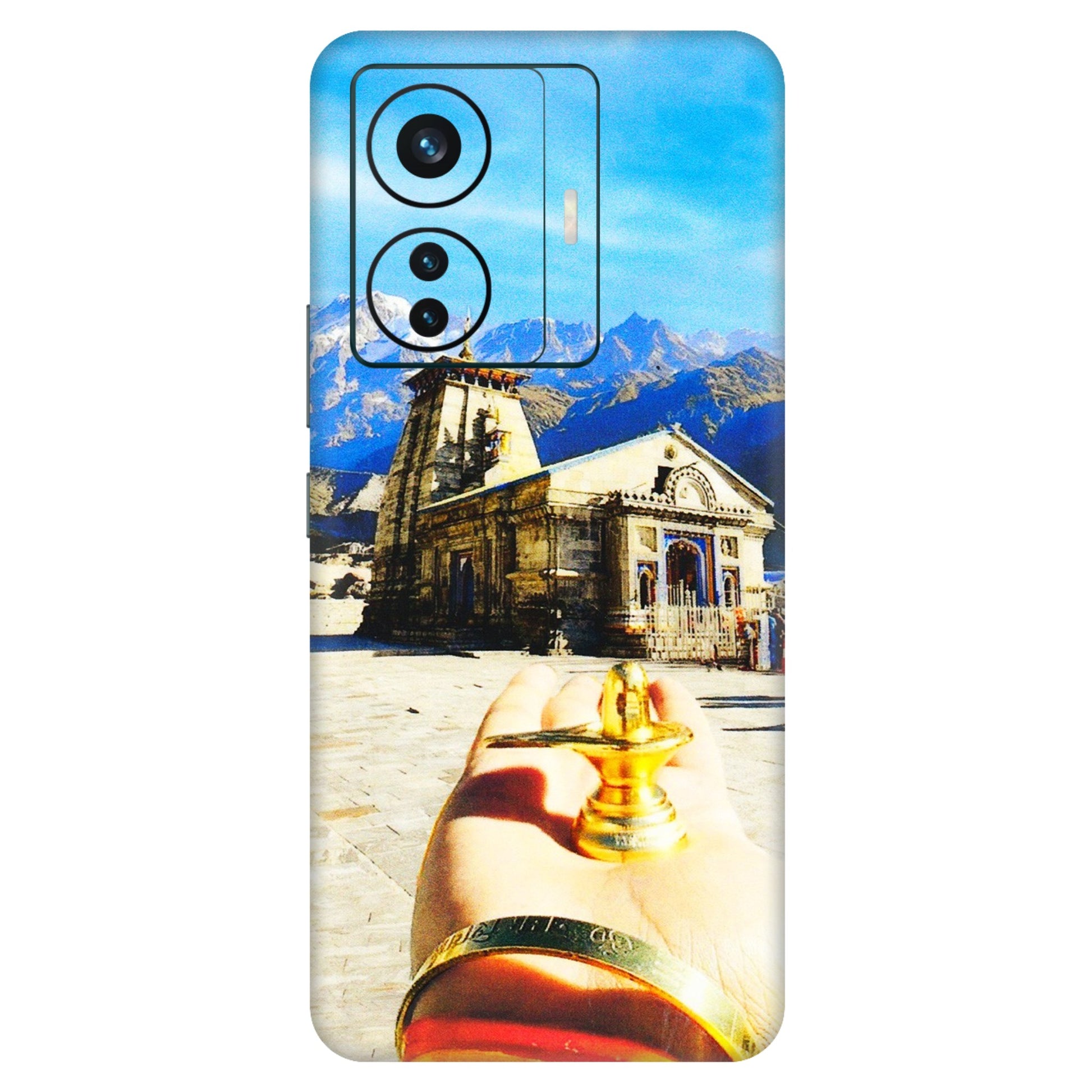 VIVO Z/V/X/T/U/S Series Phone Skins (All Models) - Beauty of Kedarnath - 3D Embossed Finish (L-108) Vivo T1 Pro (5G)