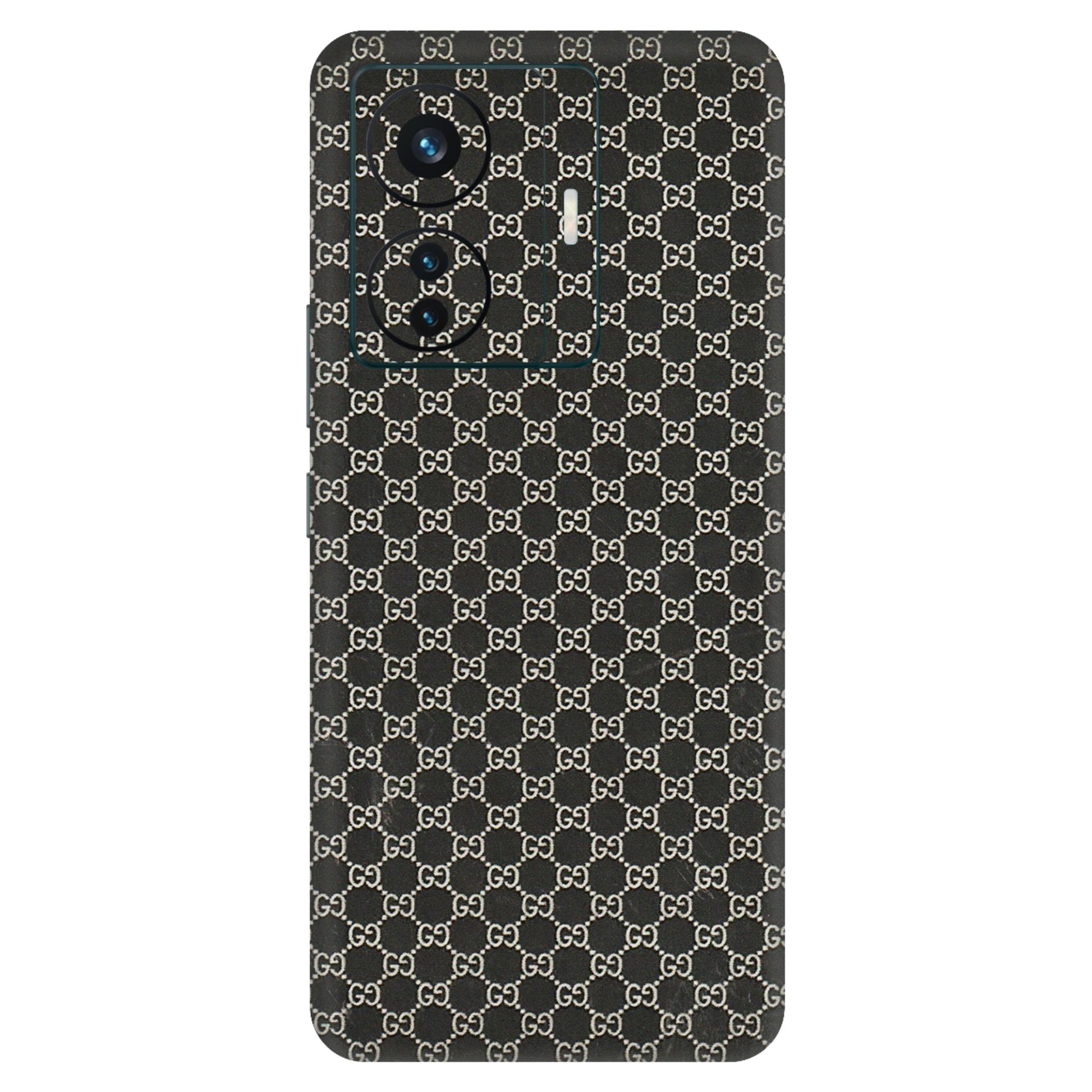 VIVO Z/V/X/T/U/S Series Phone Skins (All Models) - Black G Print - 3D Embossed Finish (L-109) Vivo T1 Pro (5G)