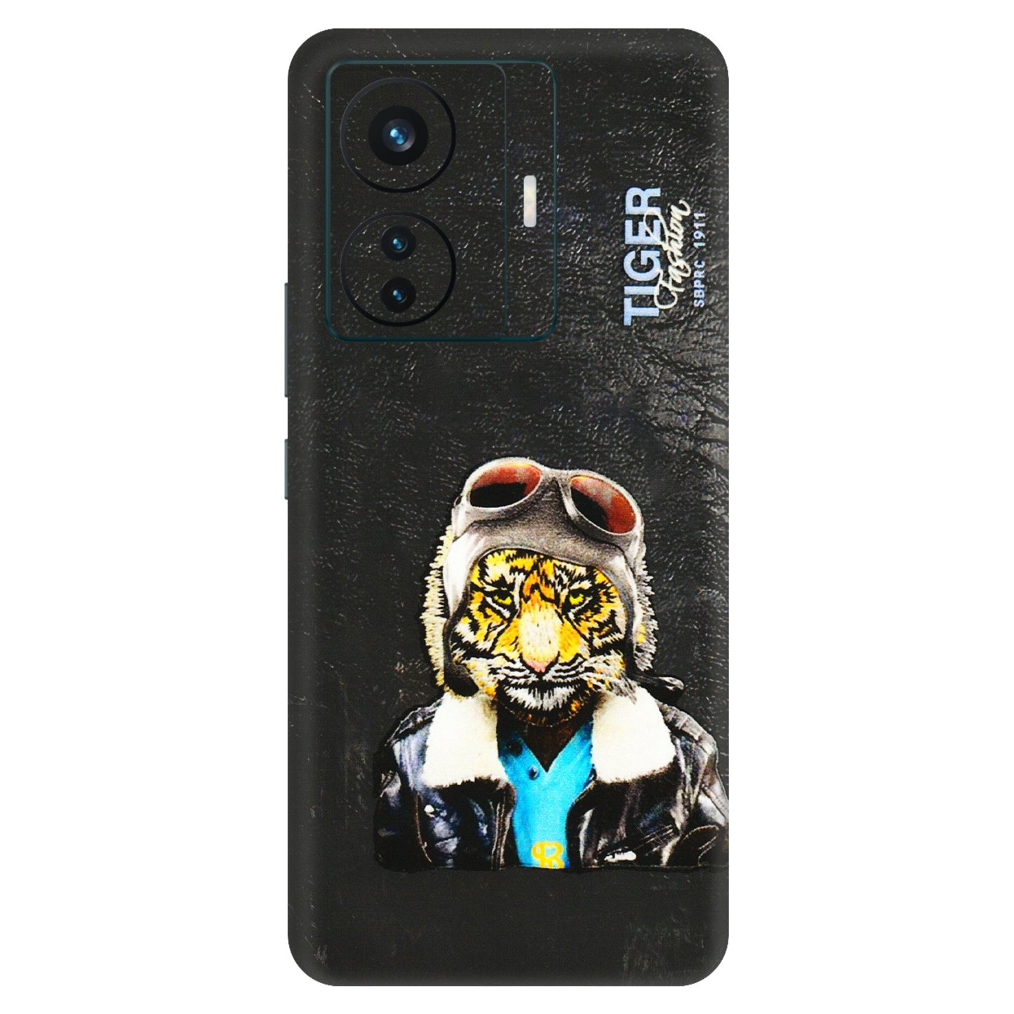 VIVO Z/V/X/T/U/S Series Phone Skins (All Models) - Rider Tiger - 3D Embossed Finish (L-113) Vivo T1 Pro (5G)