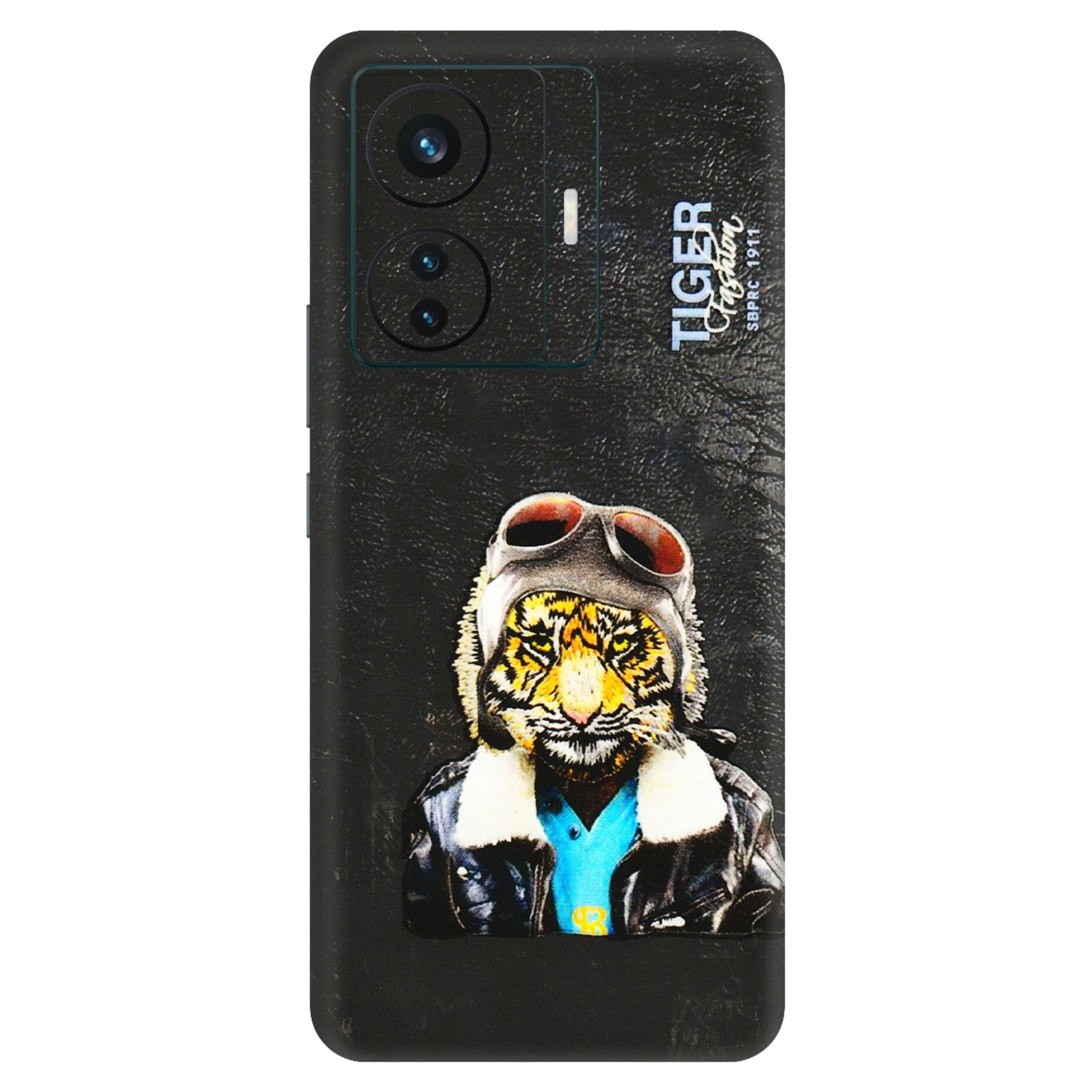 VIVO Z/V/X/T/U/S Series Phone Skins (All Models) - Rider Tiger - 3D Embossed Finish (L-113) Vivo T1 Pro (5G)